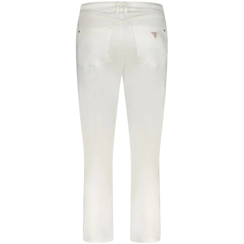 Guess Jeans White Cotton Women Skinny Jean