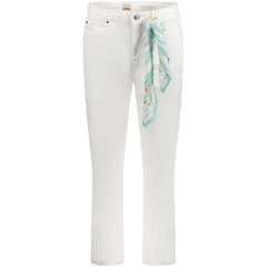 Guess Jeans White Cotton Women Skinny Jean