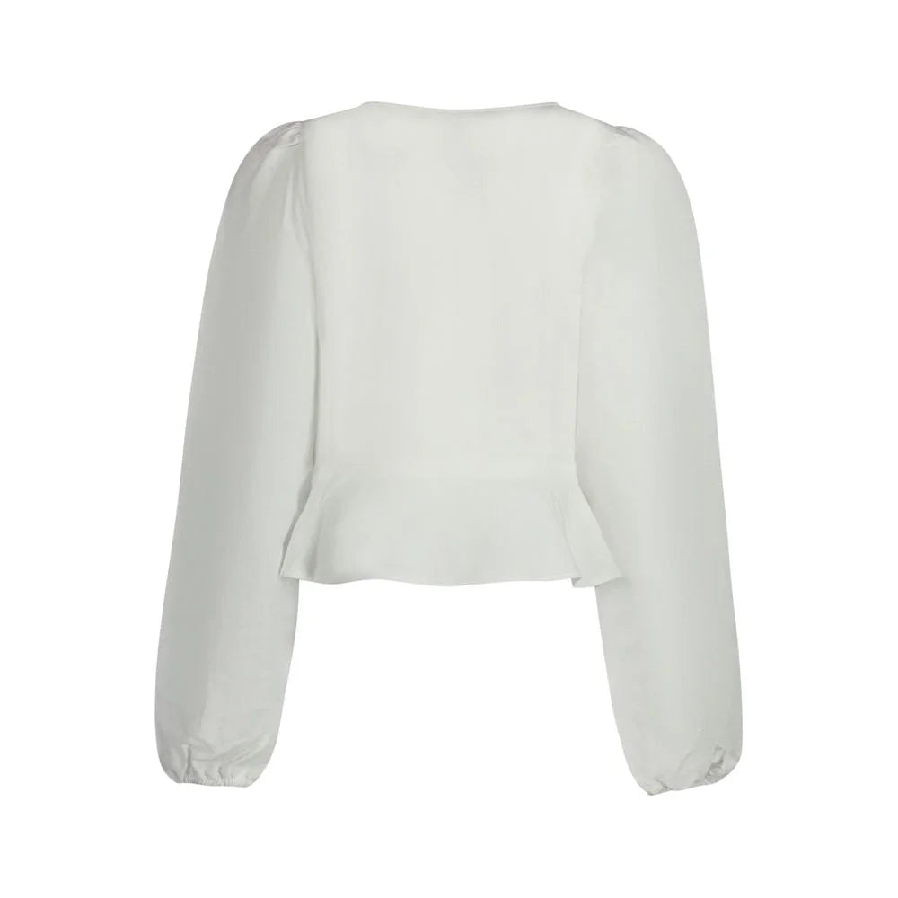 Guess Jeans White Linen Shirt - XS