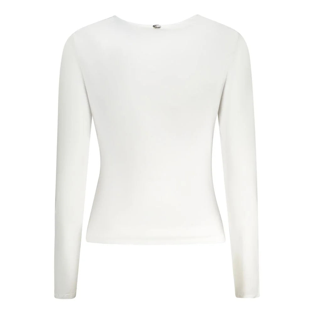 Guess Jeans White Polyester Women T-Shirt - XS