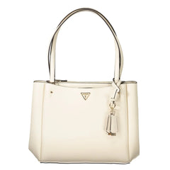 Guess Jeans White Polyethylene Handbag - Shoulder Bags
