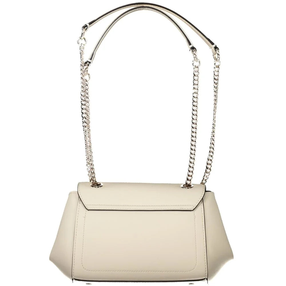 Guess Jeans White Polyethylene Handbag - Shoulder Bags