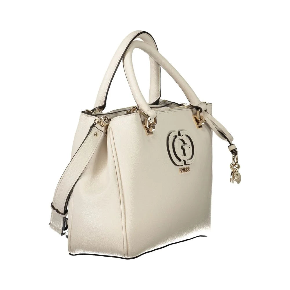 Guess Jeans White Polyethylene Women Handbag - Shoulder Bags