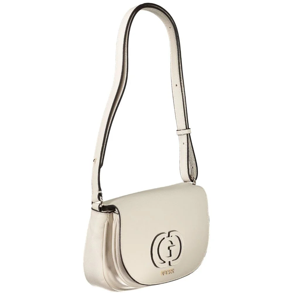 Guess Jeans White Polyethylene Women Handbag - Shoulder Bags