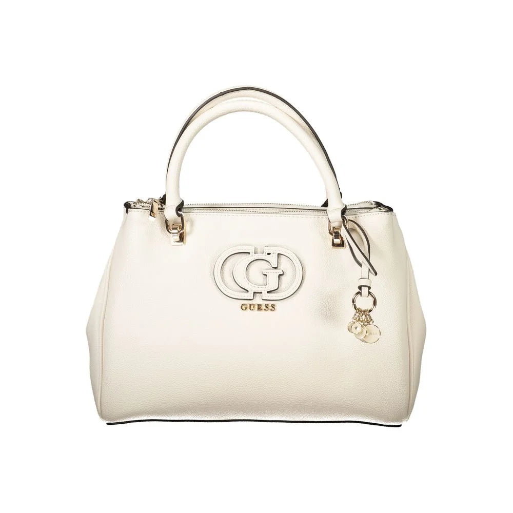 Guess Jeans White Polyethylene Women Handbag - Shoulder Bags