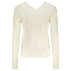 Guess Jeans White Viscose Sweater - Sweaters
