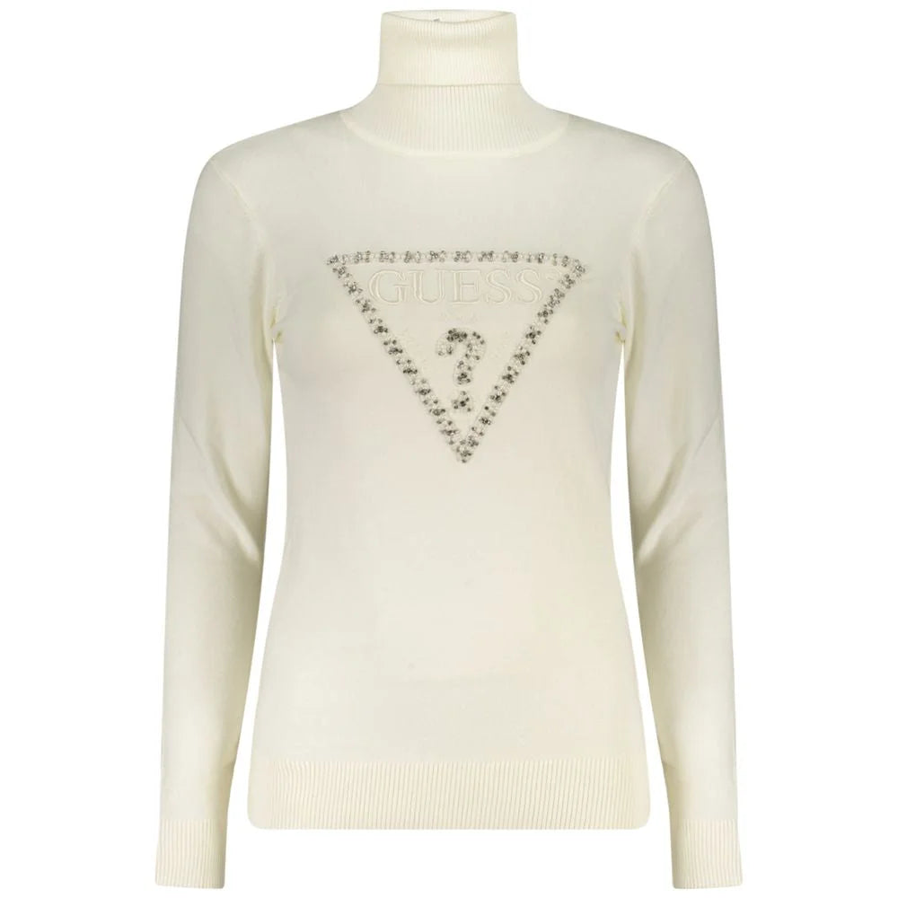 Guess Jeans White Viscose Women Sweater - Sweaters