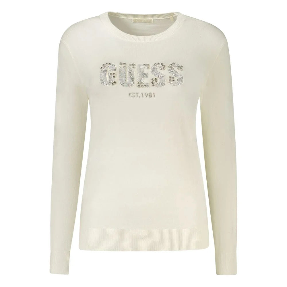 Guess Jeans White Viscose Women Sweater - Sweaters