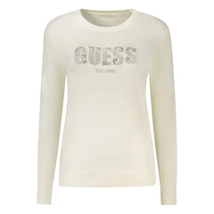 Guess Jeans White Viscose Women Sweater - Sweaters