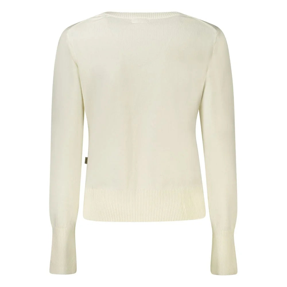 Guess Jeans White Wool Sweater - M
