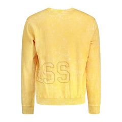 Guess Jeans Yellow Cotton Men Sweater - XL - Sweatshirts