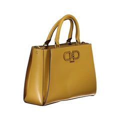 Guess Jeans Yellow Polyethylene Handbag - Satchel Bags