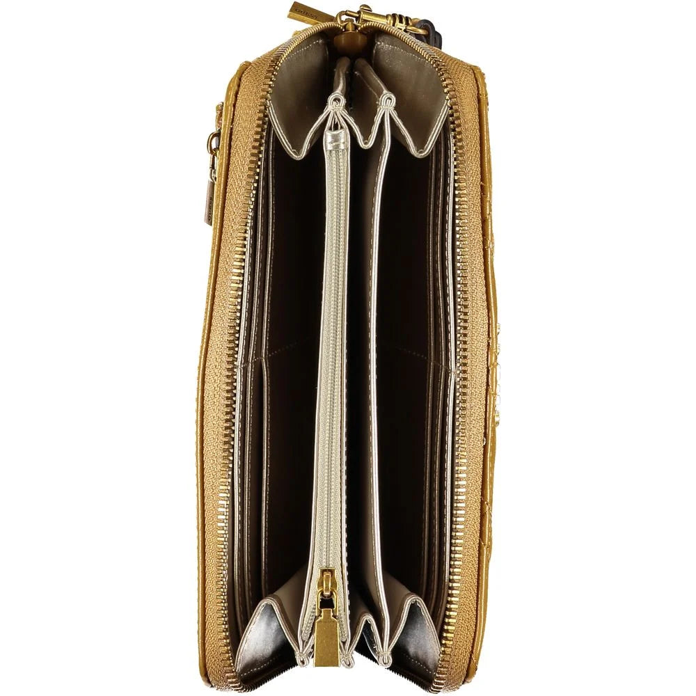Guess Jeans Yellow Polyethylene Wallet - Wallets