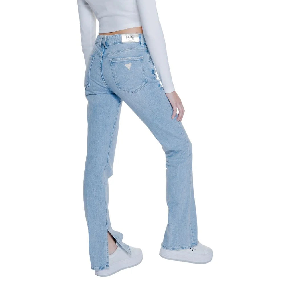 Guess Light Blue Cotton Mom Jean - W33