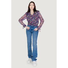 Guess Light Blue Organic Cotton Mom Jean