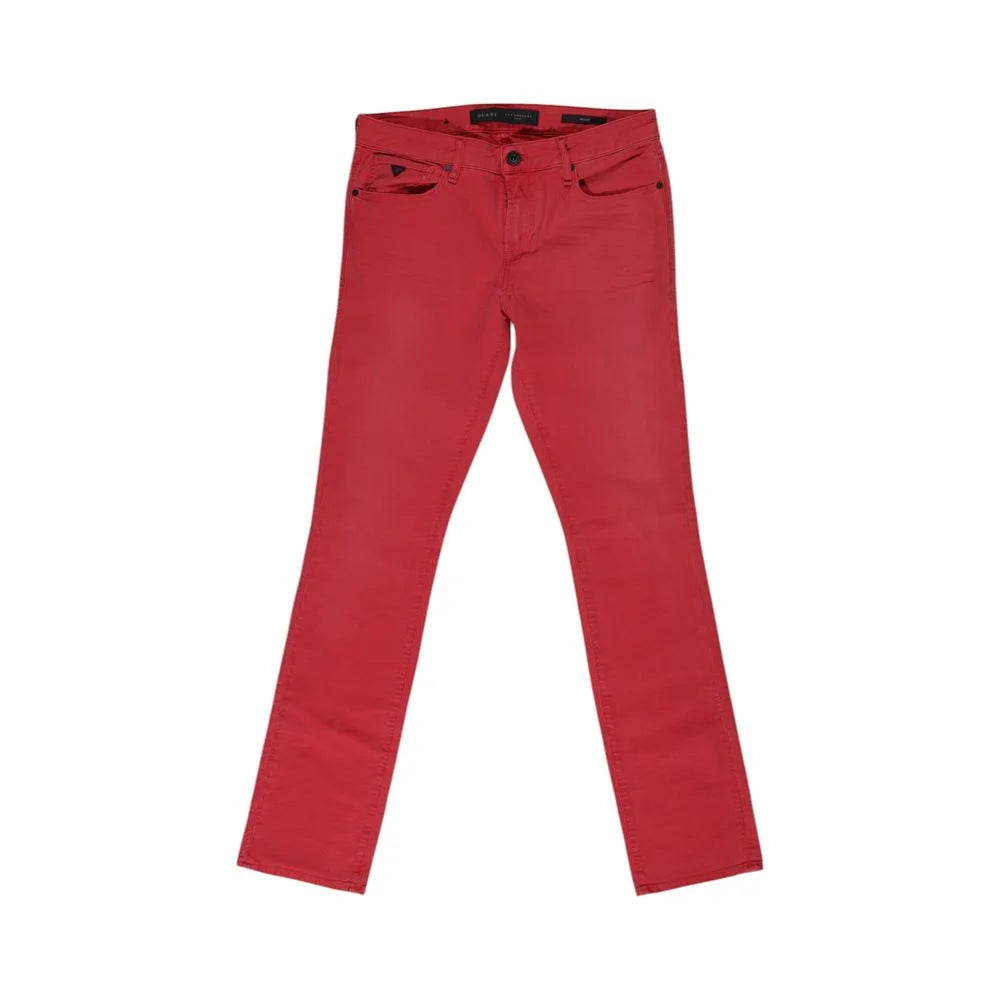 Guess Red Cotton Jeans & Pant - W32