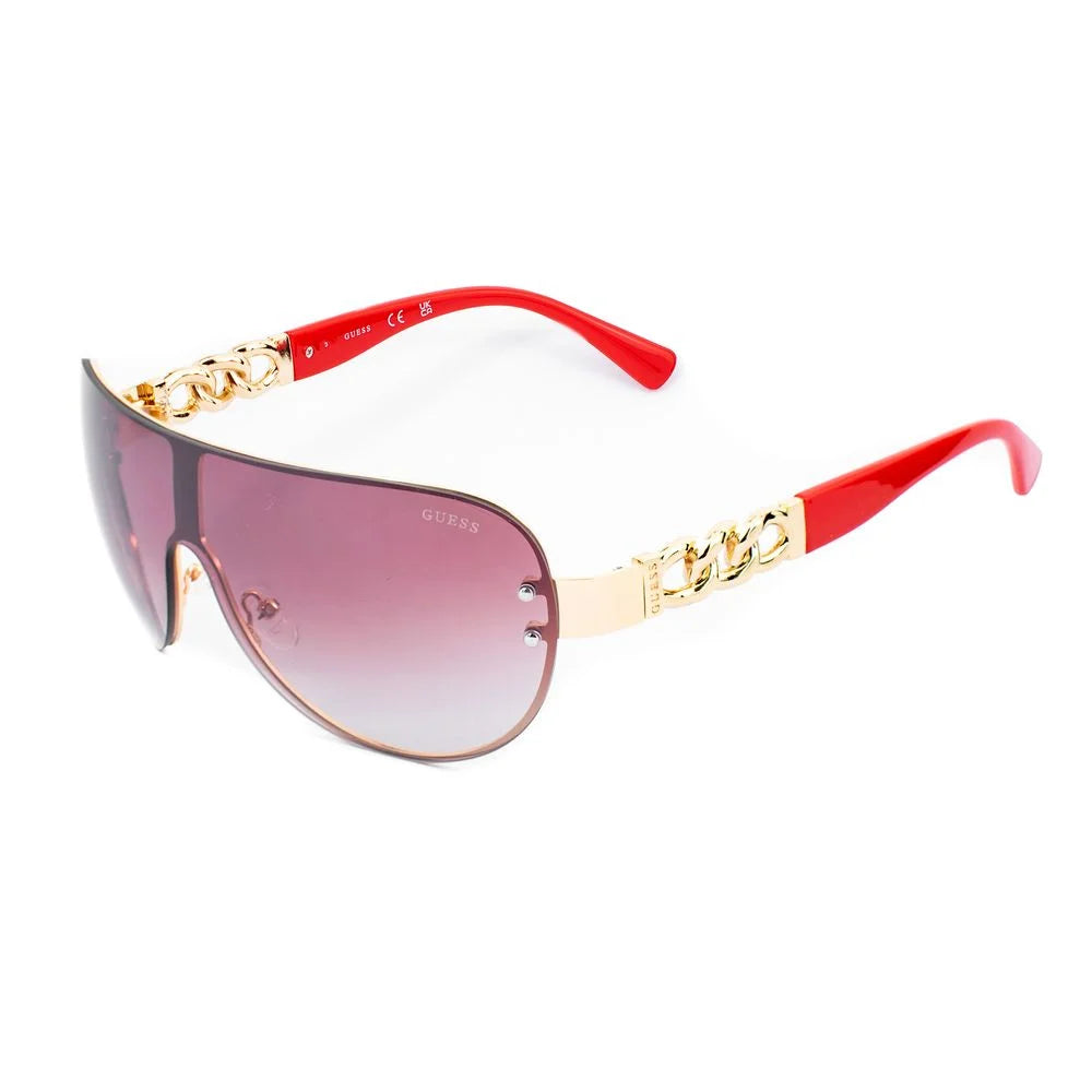 Guess Red Metal Sunglasses