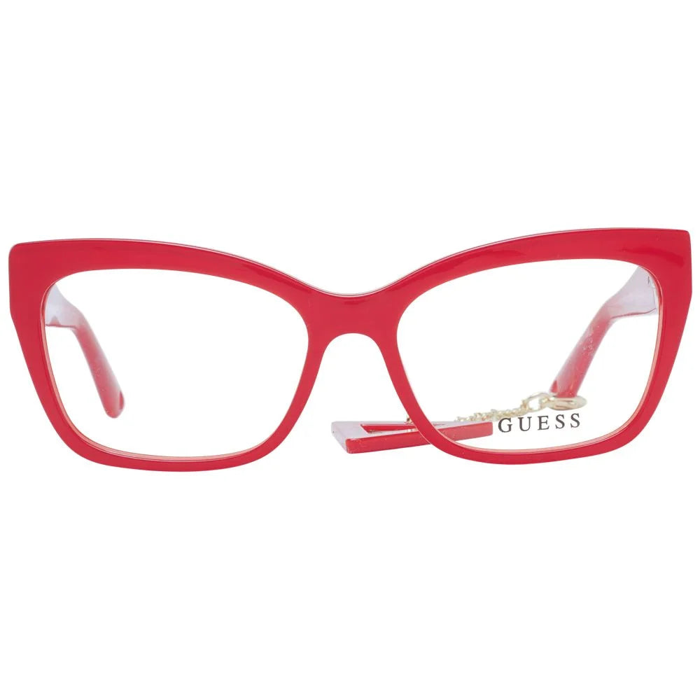 Guess Red Women Glasses Frame