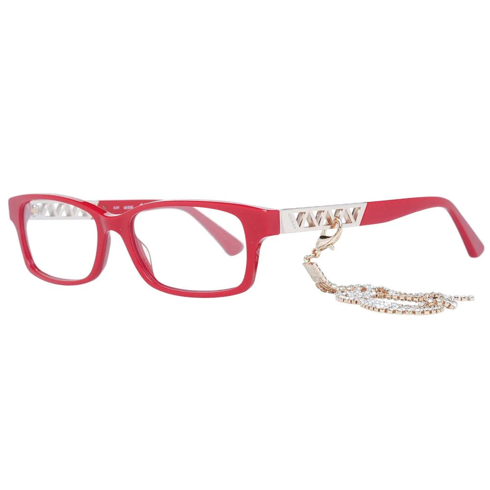 Guess Red Women Glasses Frame - Eyeglasses