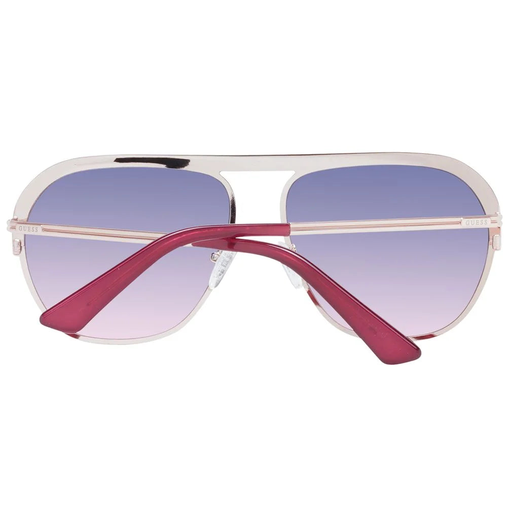 Guess Rose Gold Unisex Sunglass - Sunglasses
