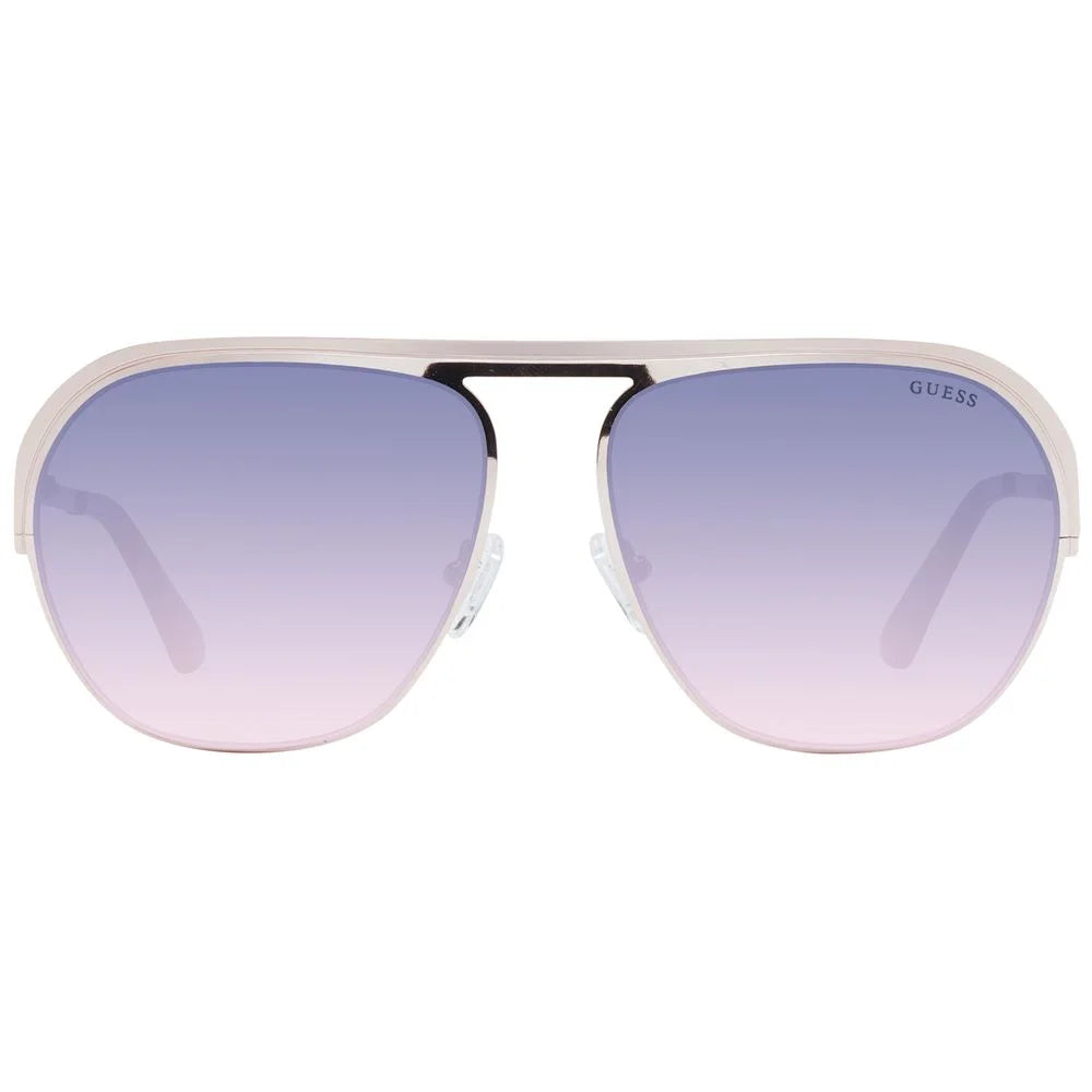 Guess Rose Gold Unisex Sunglass - Sunglasses
