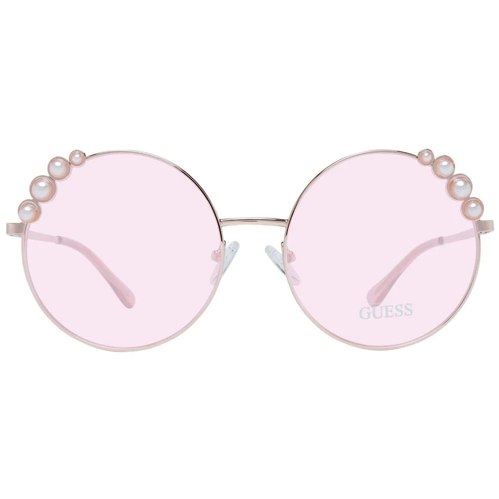 Guess Rose Gold Women Sunglass - Sunglasses