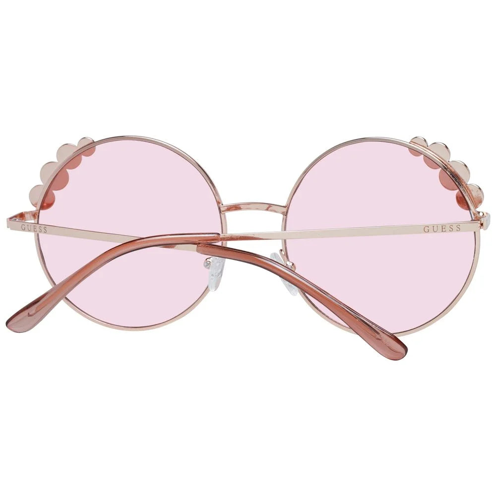 Guess Rose Gold Women Sunglass - Sunglasses