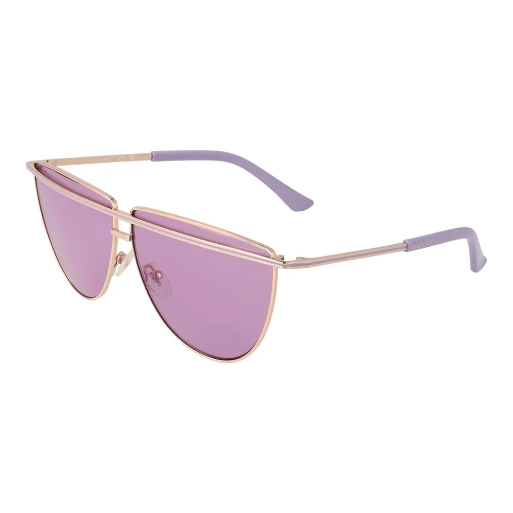 Guess Rose Gold Women Sunglass - Sunglasses