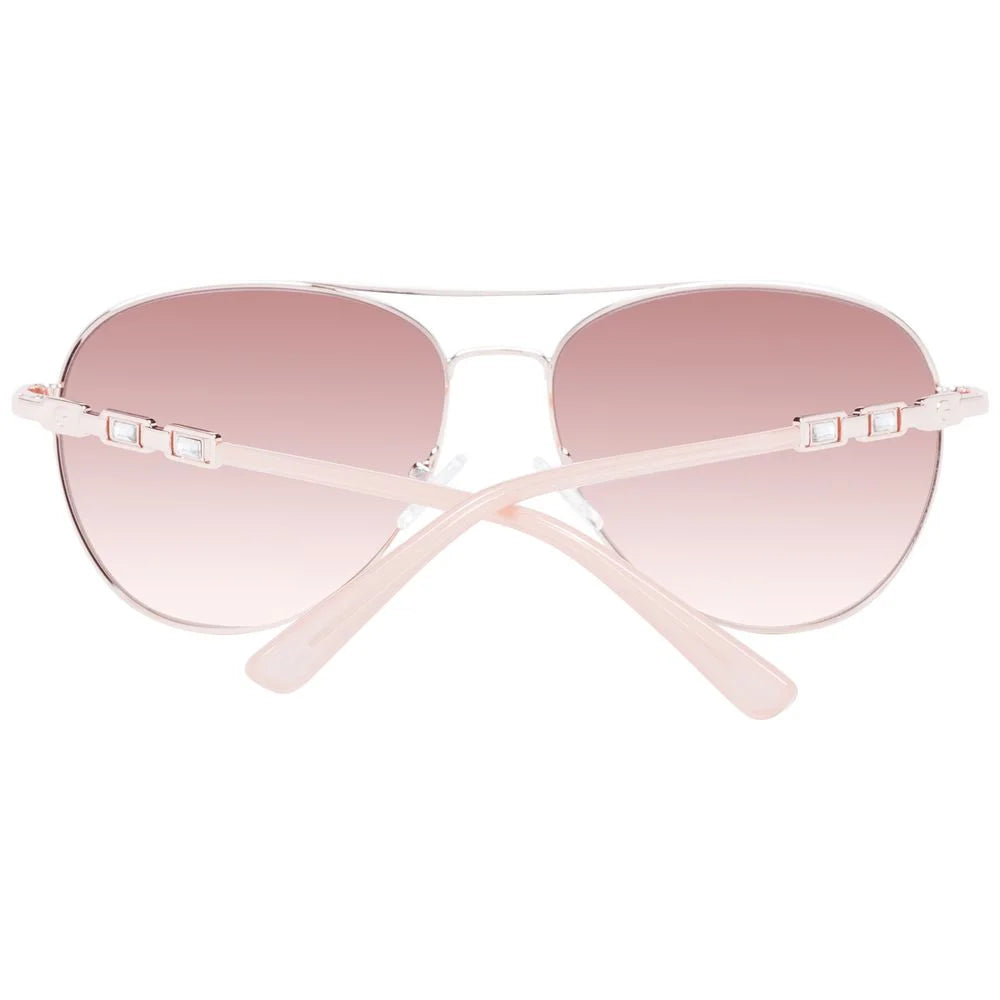 Guess Rose Gold Women Sunglass - Sunglasses