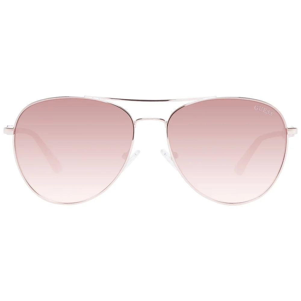 Guess Rose Gold Women Sunglass - Sunglasses