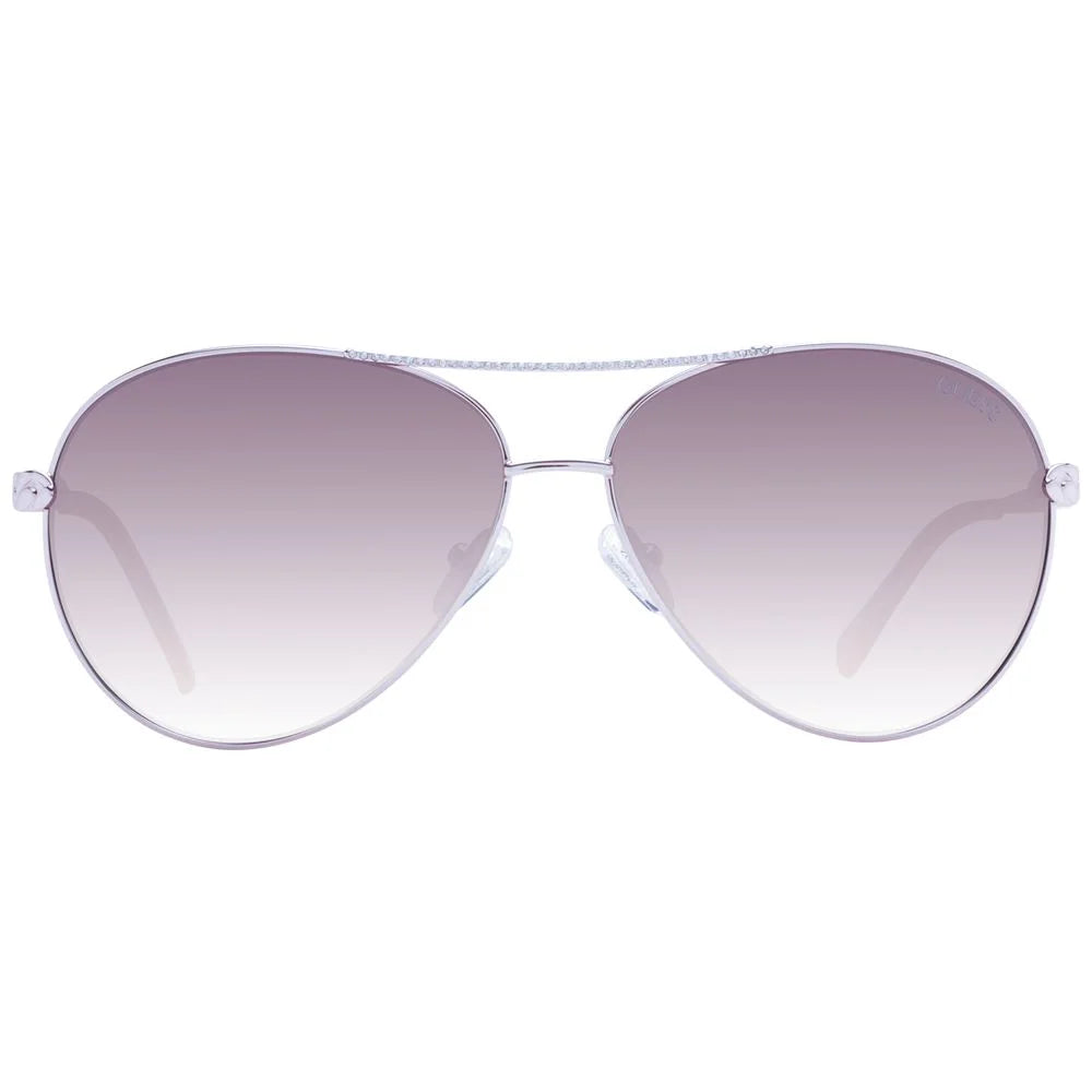 Guess Rose Gold Women Sunglass - Sunglasses
