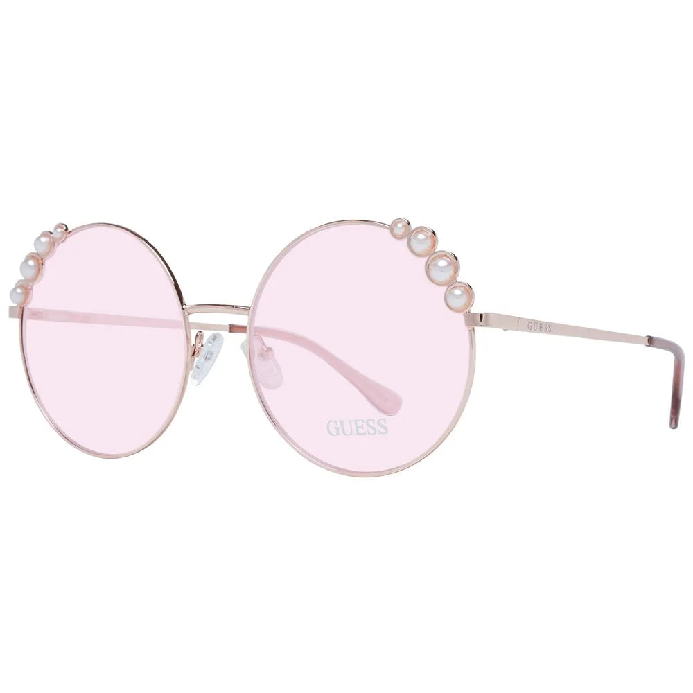 Guess Rose Gold Women Sunglass - Sunglasses