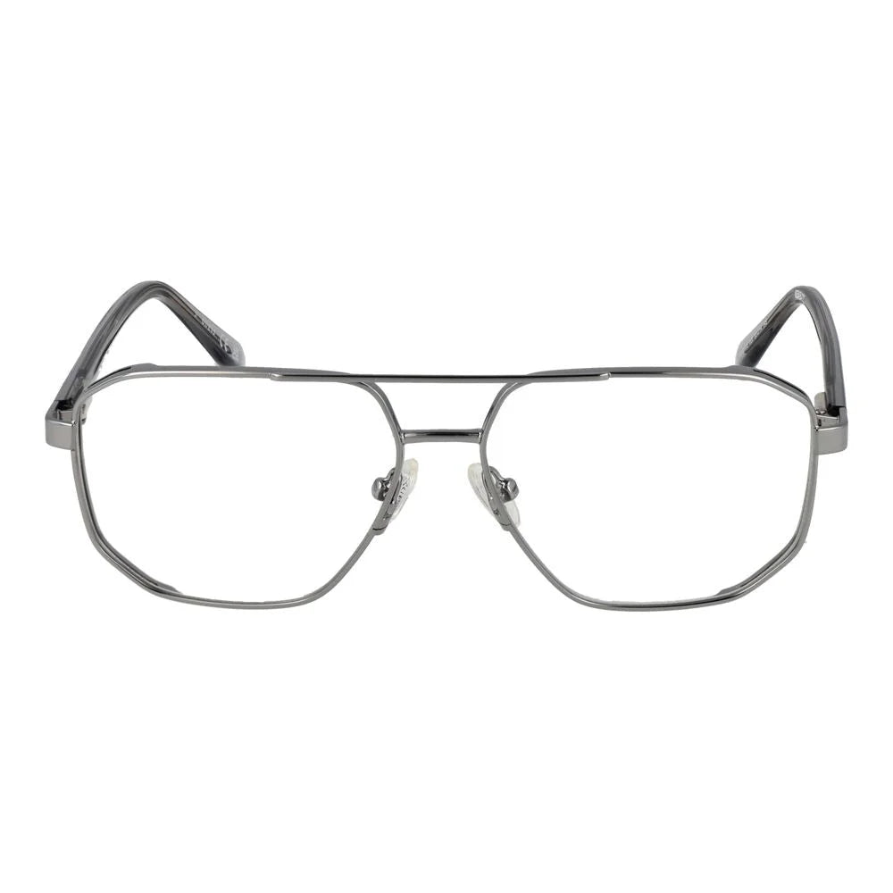 Guess Silver Men Glasses Frame - Eyeglasses