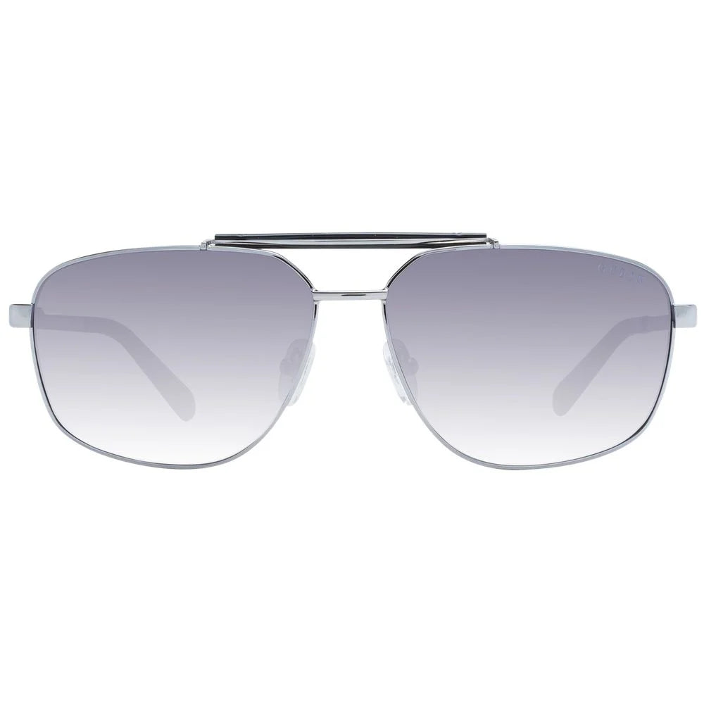 Guess Silver Men Sunglass - Sunglasses