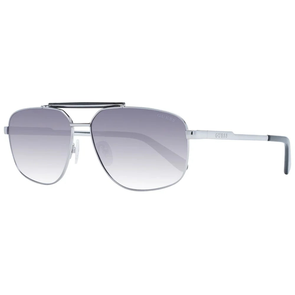 Guess Silver Men Sunglass - Sunglasses