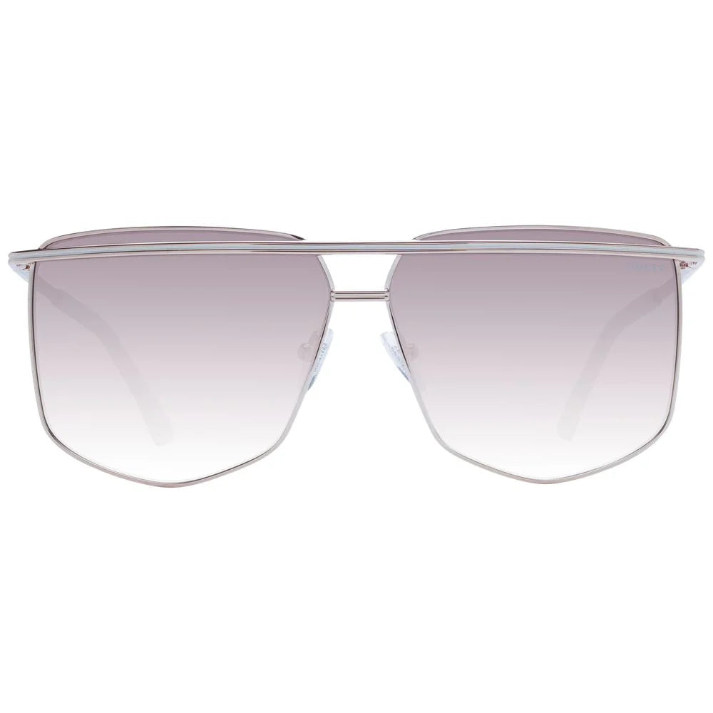 Guess Silver Metal Sunglasses