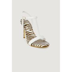 Guess White Leather High Heel - EU40/US10