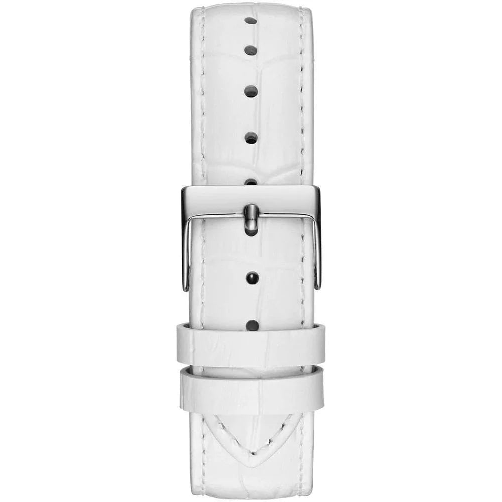 Guess White Leather Watch - Watches