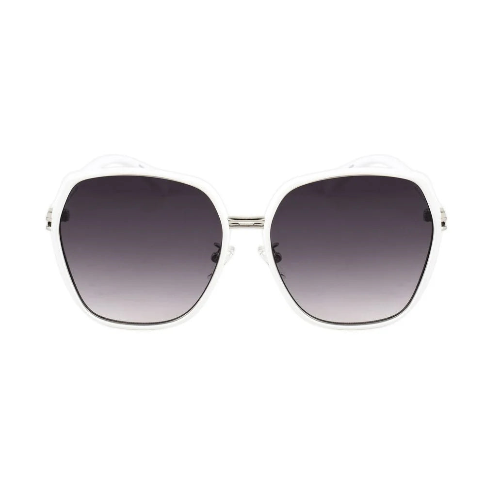 Guess White Metal Sunglasses - Sunglasses