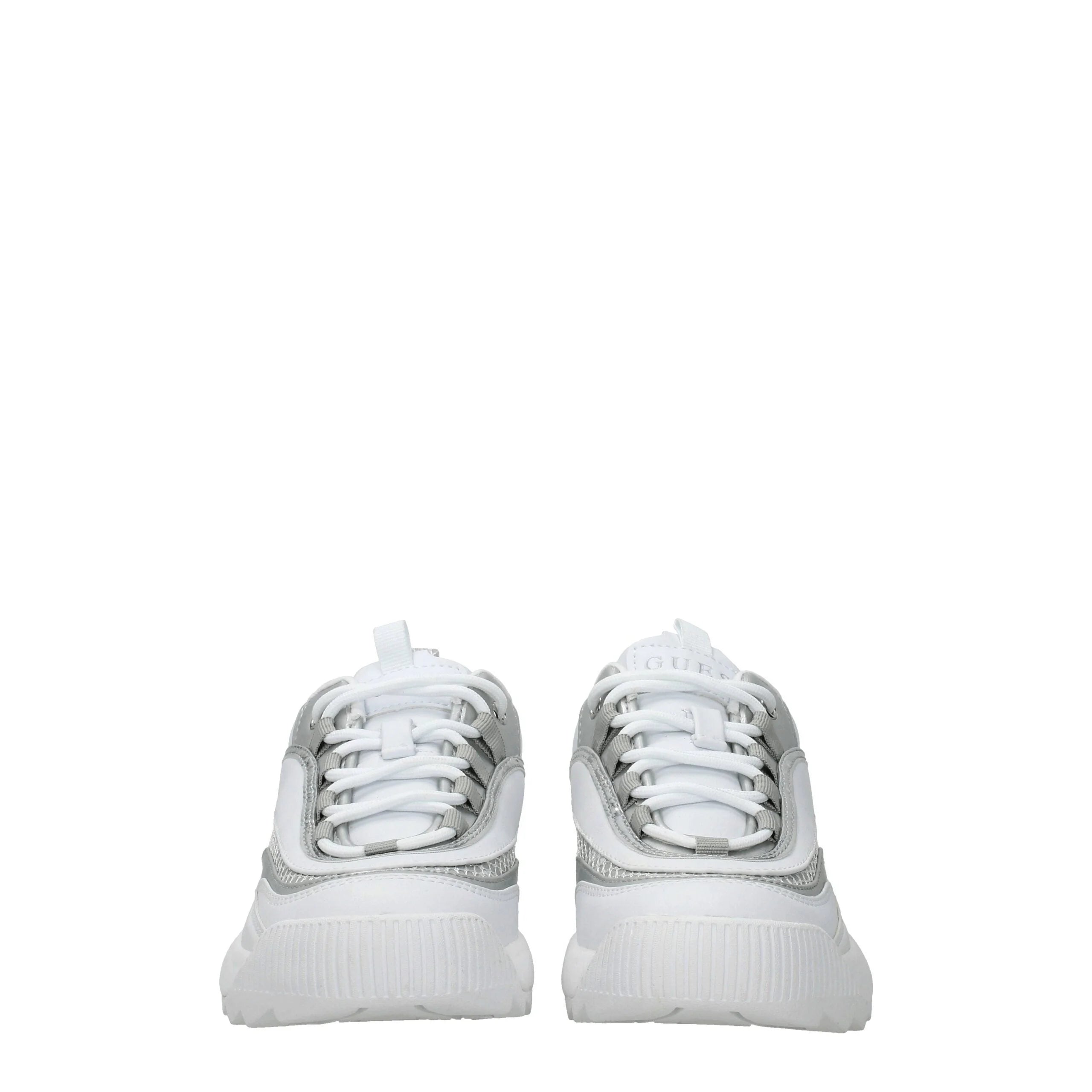 Guess White Polyethylene Chunky Sneakers - EU41/US11