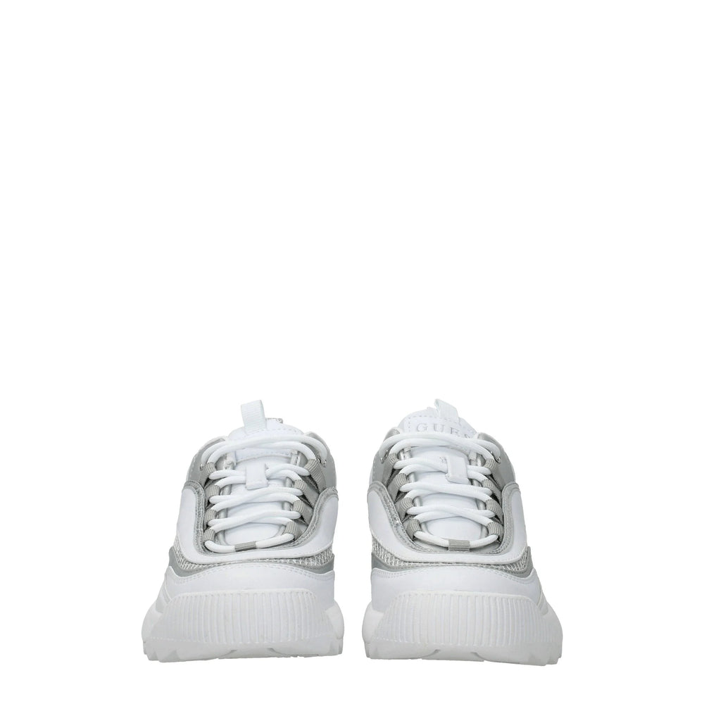 Guess White Polyethylene Chunky Sneakers - EU41/US11