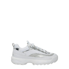 Guess White Polyethylene Chunky Sneakers - EU41/US11 - Sneakers