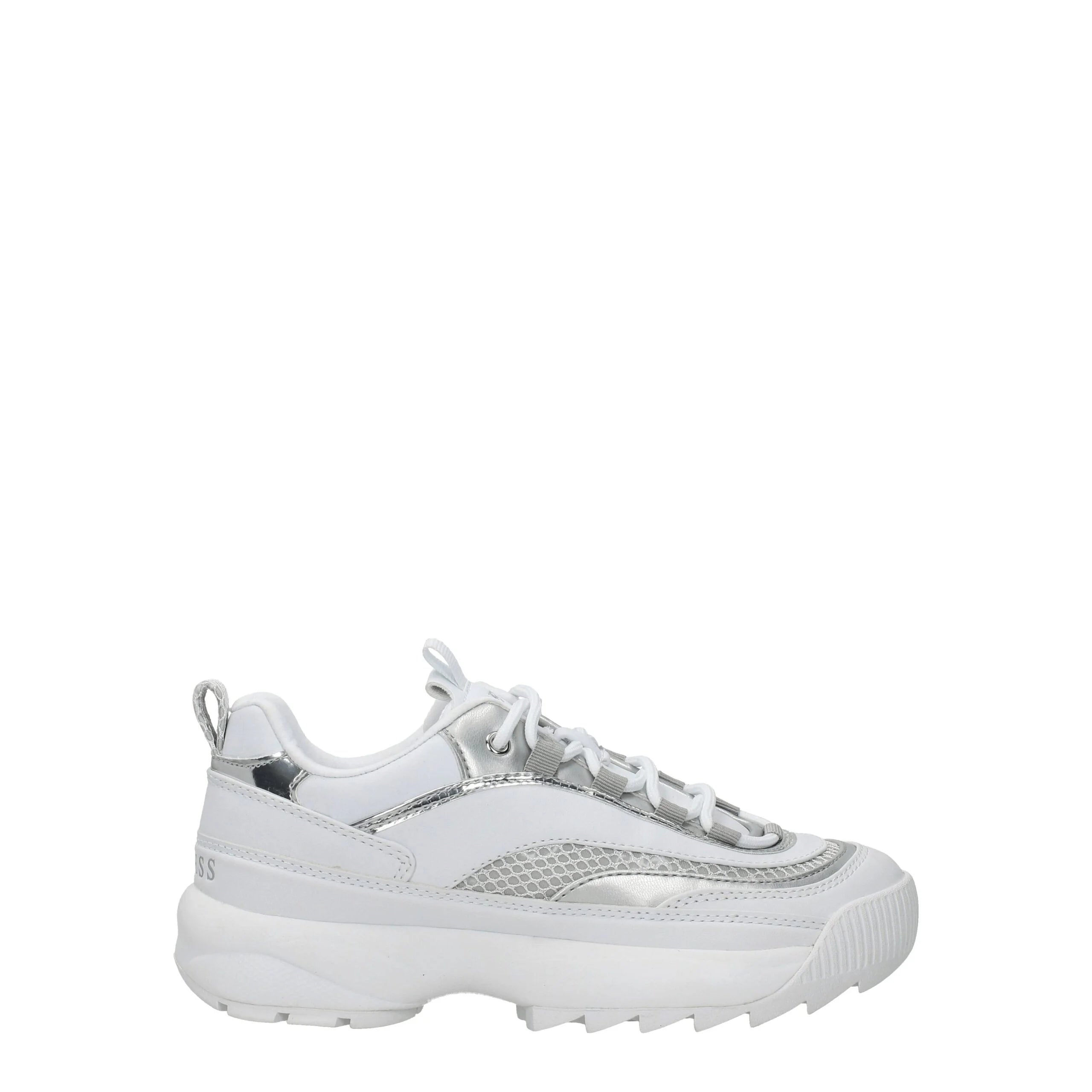 Guess White Polyethylene Chunky Sneakers - EU41/US11