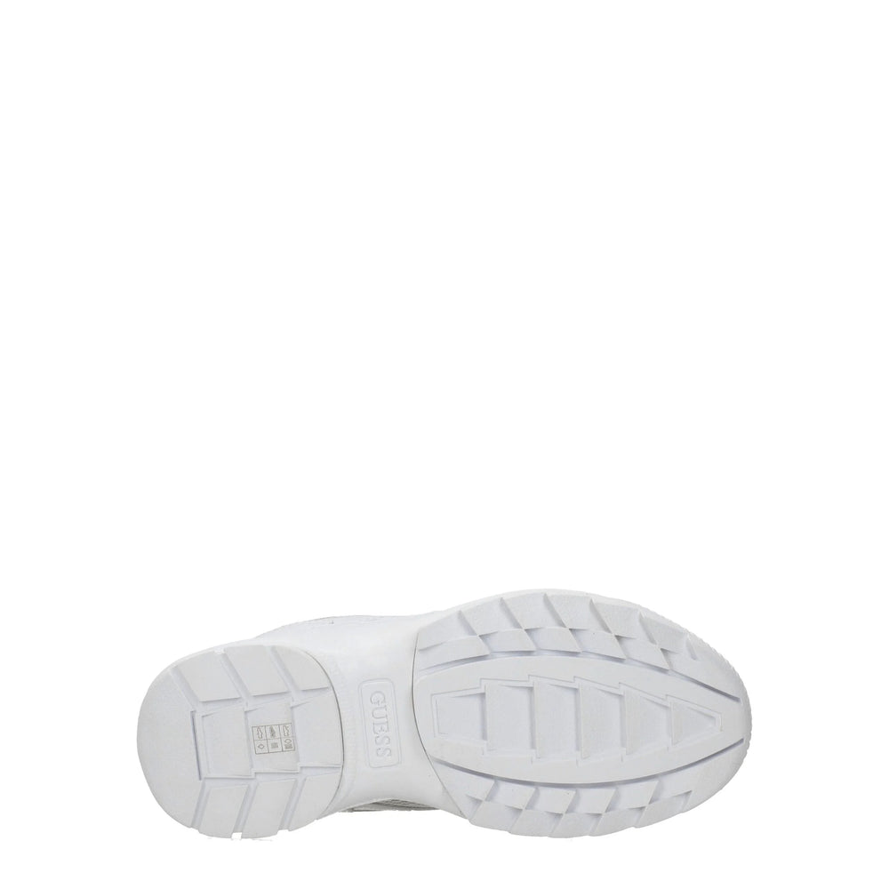 Guess White Polyethylene Chunky Sneakers - EU41/US11 - Sneakers