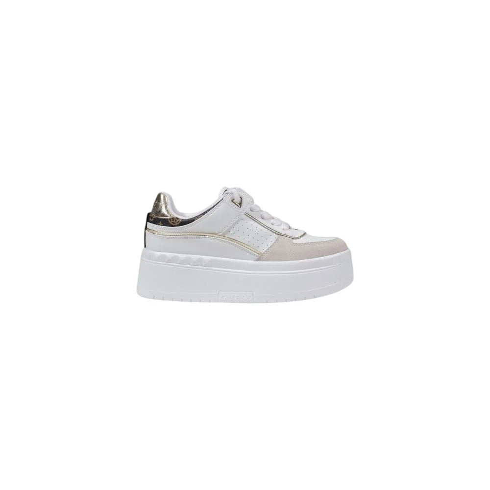 Guess White Polyethylene Platform Pumps - EU37/US7