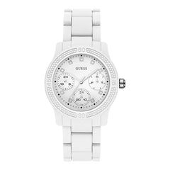 Guess White Rubber Watch - Watches
