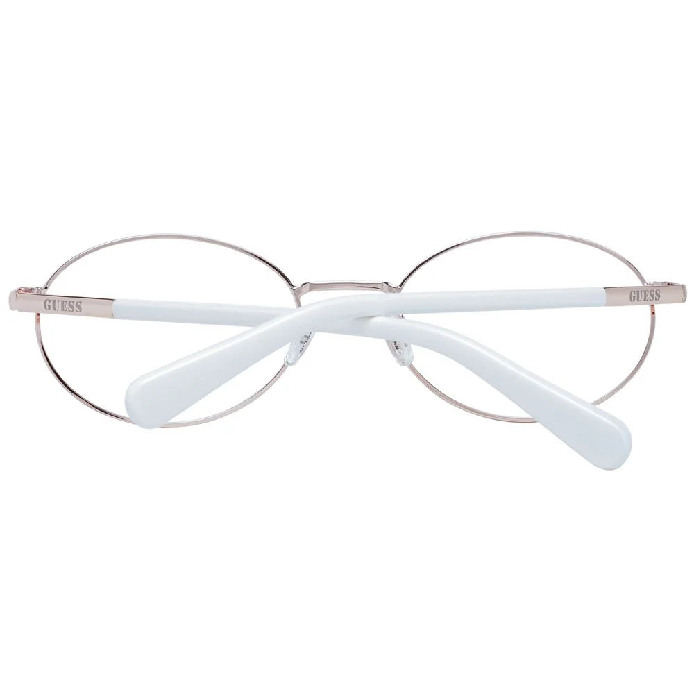 Guess White Unisex Glasses Frame - Eyeglasses