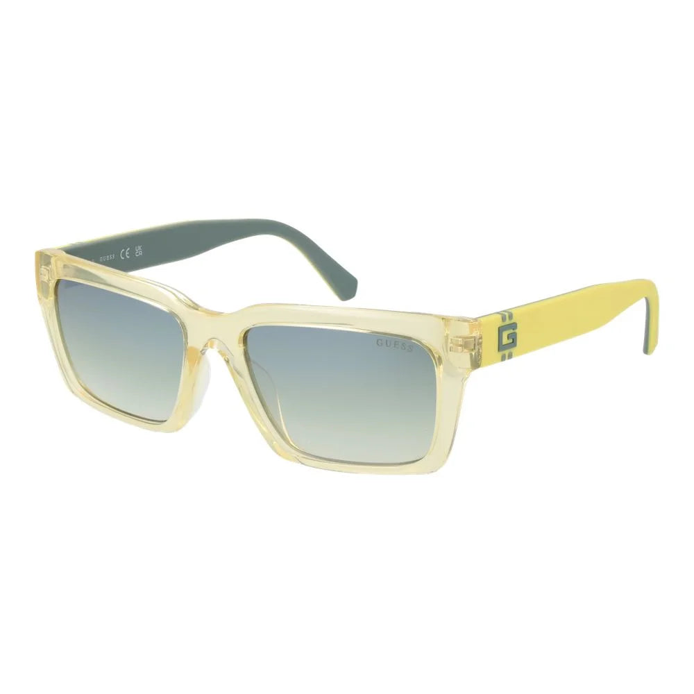 Guess Yellow Stainless Steel Sunglasses