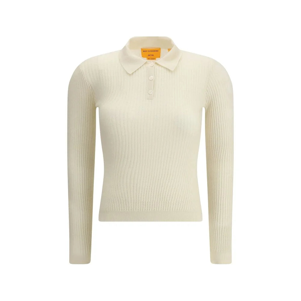 Guest in Residence Cashmere Polo Sweater - M
