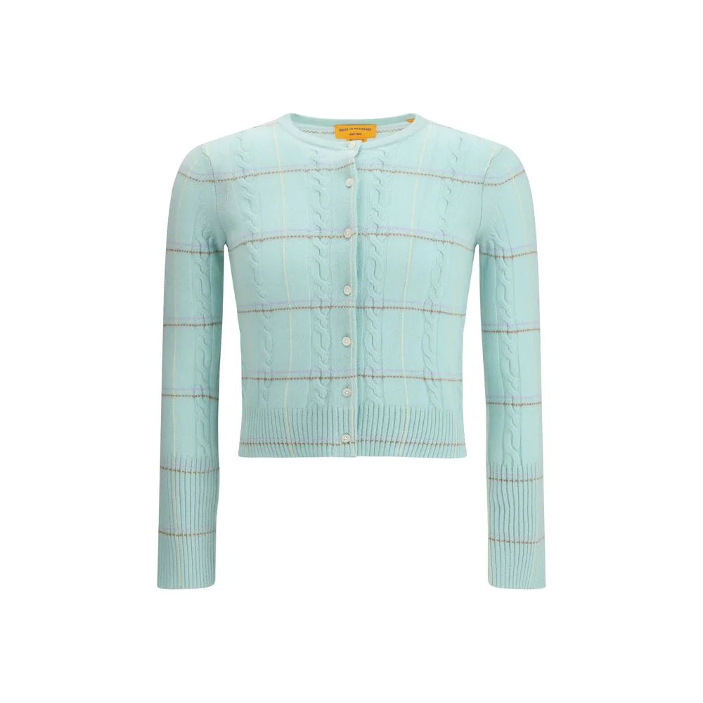 Guest in Residence Light Blue Cashmere Cardigan - M